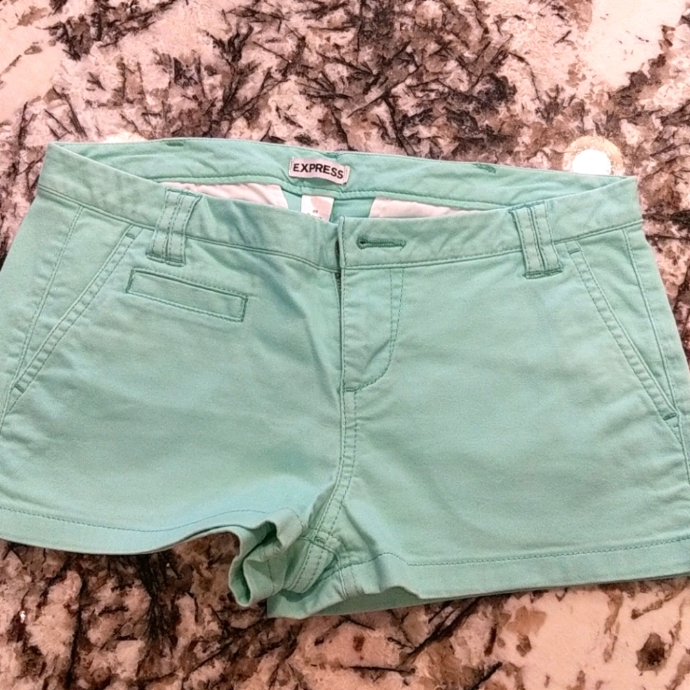 Mint green chin express short